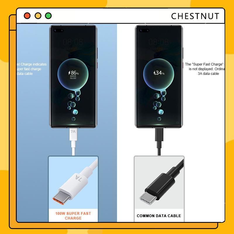 COD❤️7A 100W Dây Cáp Sạc Nhanh Type C Cho Huawei Xiaomi Samsung-CT