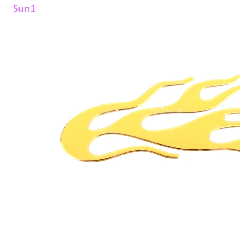 Đề Can Vinyl Phản Quang Họa Tiết Ngọn Lửa 3d Trang Trí Xe Hơi Xe Máy Sun1 > 20 * 4CM