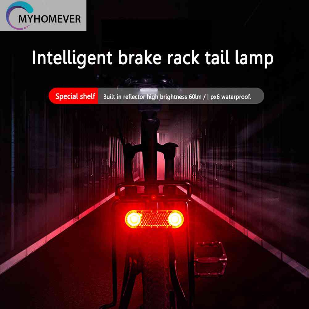 Đèn LED Phản Quang Gắn Yên Sau Xe Đạp Sạc USB