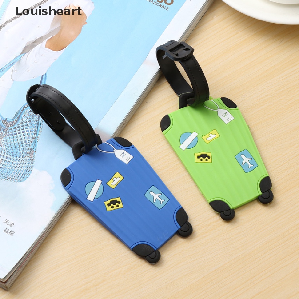 Thẻ Hành Lý Du Lịch Bằng Silicon PVC In Chữ Tên Thương Hiệu Louisheart TFG