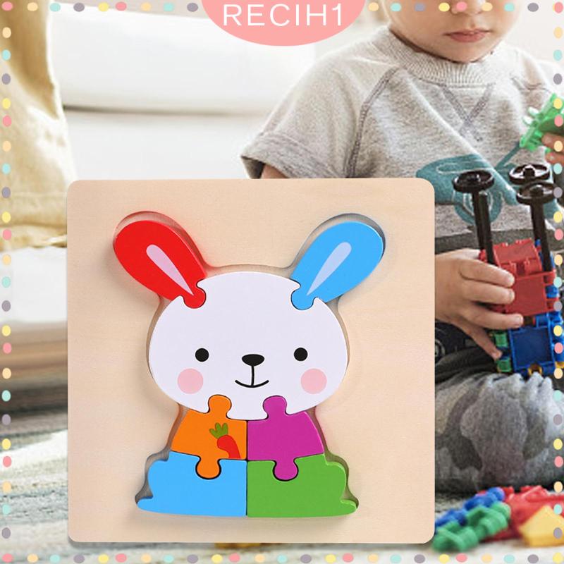 [Recih] Đồ Chơi Xếp Hình Montessori Nhiều Màu Sắc Nhận Biết Kỹ Năng Học Tập Kỹ Năng Cho Trẻ Mới Biết Đi