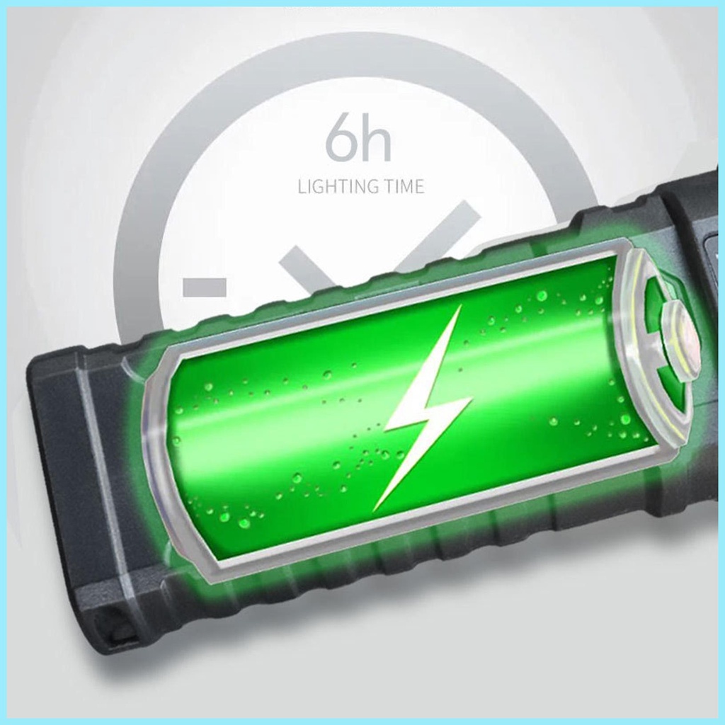 Đèn Pin Sinh Tồn Cầm Tay Siêu Nhẹ Sạc Được Tiện Dụng