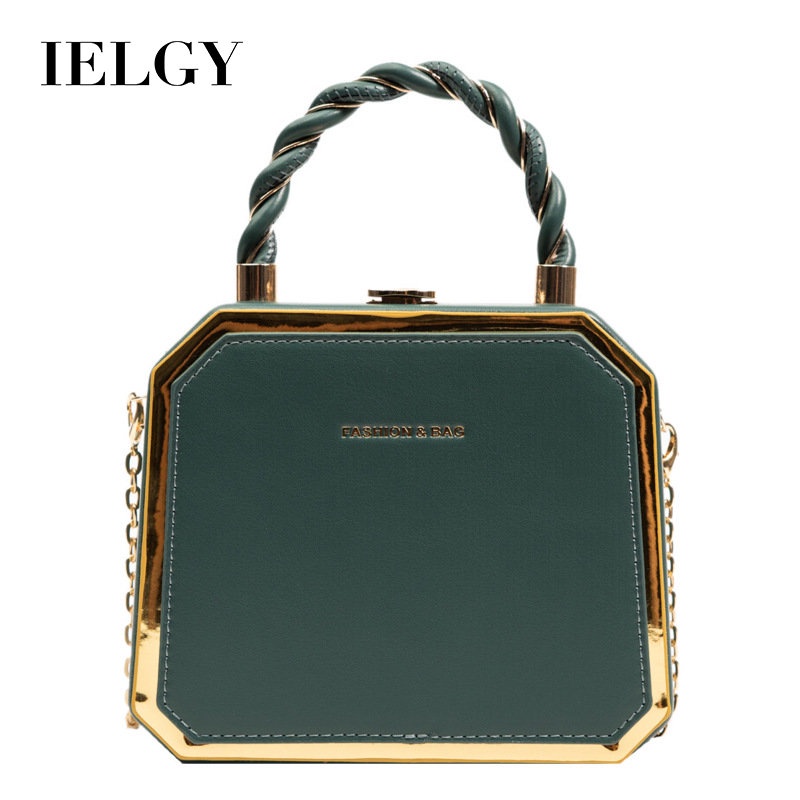 Túi Đeo Vai Một Bên Vai Phối Dây Xích Phong Cách Hàn Quốc Cho Nữ