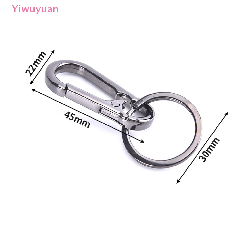 2 Móc Khóa Thắt Lưng Bằng Thép Không Gỉ Mới