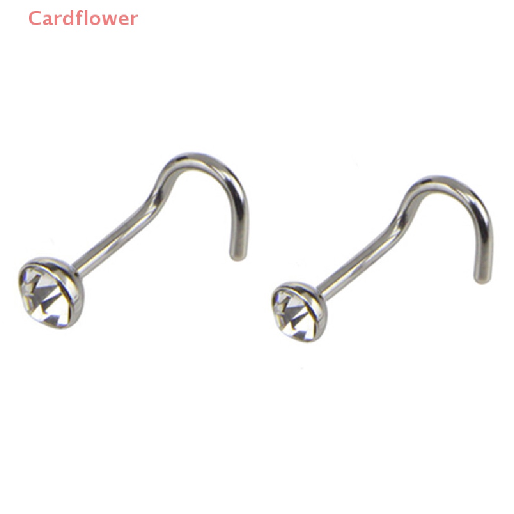 Bộ 22 Khuyên Mũi Bằng Thép Không Gỉ Mới