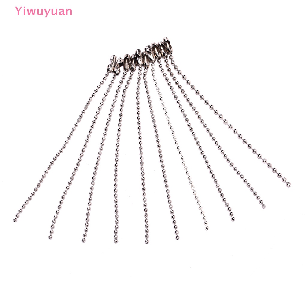 10 Móc Khóa Chuỗi Hạt Dài 0.09 &quot;3.5&quot; Tự Làm Trang Sức Mới