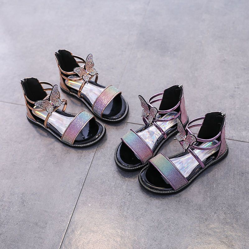 Giày Sandal Công Chúa Đế Mềm Thời Trang Hàn Quốc 2023 Cho Bé Gái