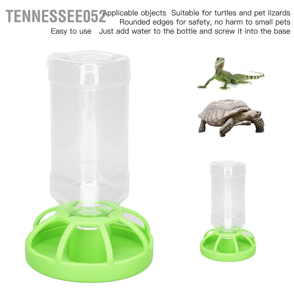Tennessee052 Tự Động Bò Sát Bình Nước Waterer Ăn Bát Có Cho Rùa Thằn Lằn