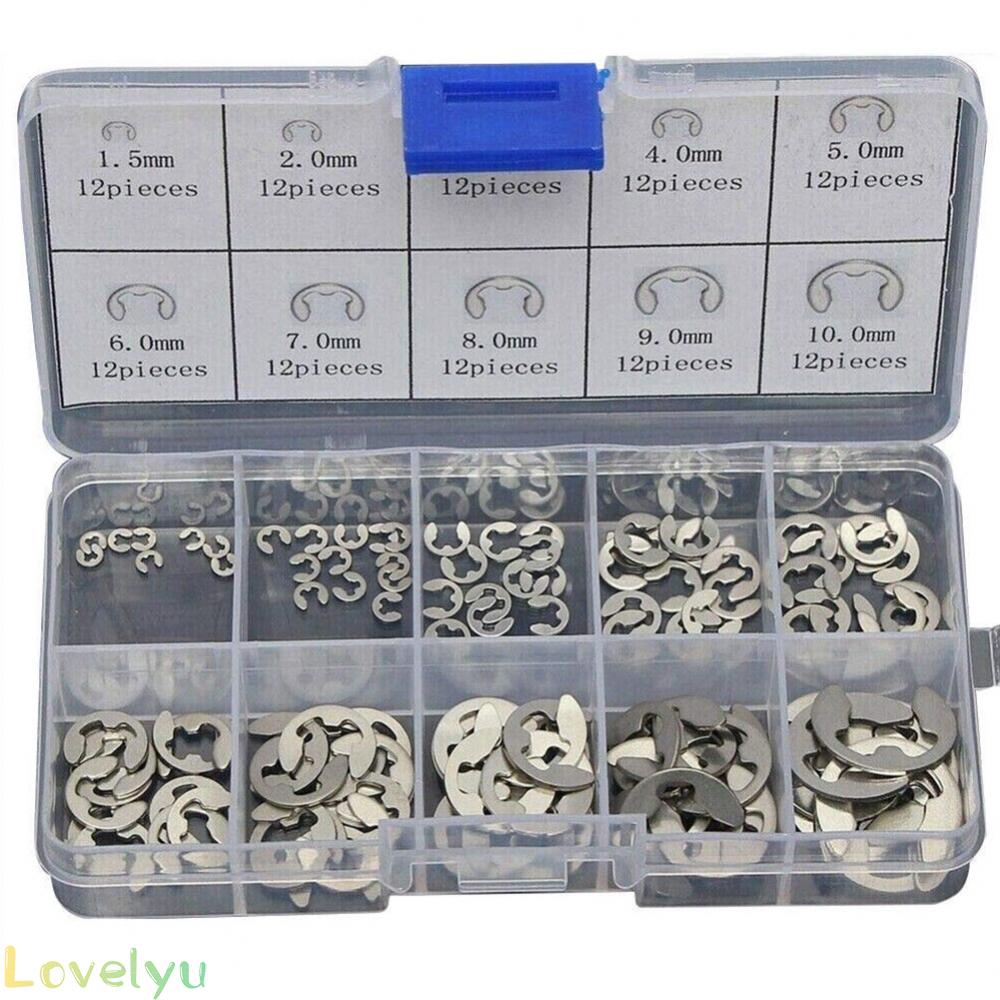 ⭐2023 ⭐120 E Clips C CIRCLIPS Stainless Steel Kit Retaining-Ring Assorted 1.5mm To 10mm