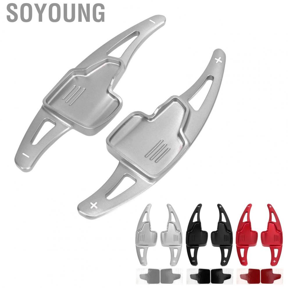 Soyoung Extended Shifter Trim Cover  Aluminium Alloy Impact Resistant Durable Stylish Light Weight Steering Shift Extension Paddle for EcoSport