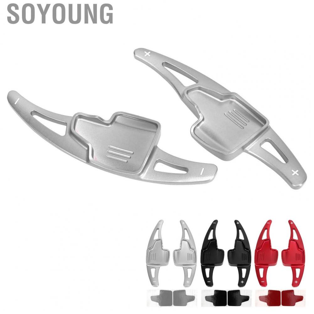 Soyoung Extended Shifter Trim Cover  Aluminium Alloy Impact Resistant Durable Stylish Light Weight Steering Shift Extension Paddle for EcoSport