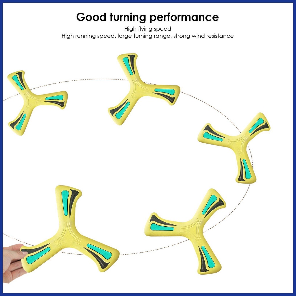 Boomerangs Bằng Xốp EVA Mềm 3 Cánh Chống Rơi Dễ Mang Theo Cho Trẻ Em