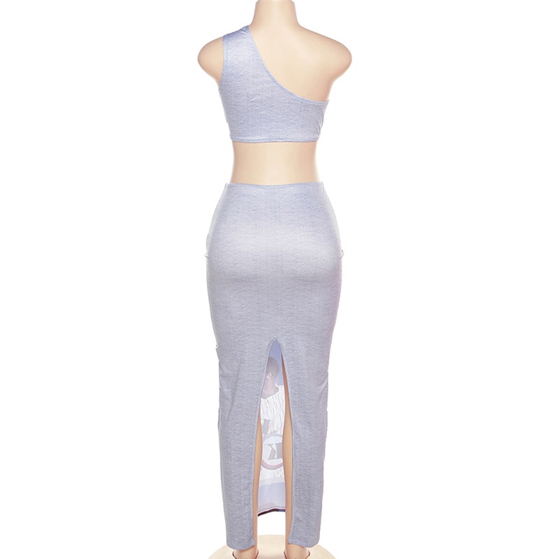 Set đồ DUNEA gồm chân váy dài và áo lửng thời trang quyến rũ cho nữ