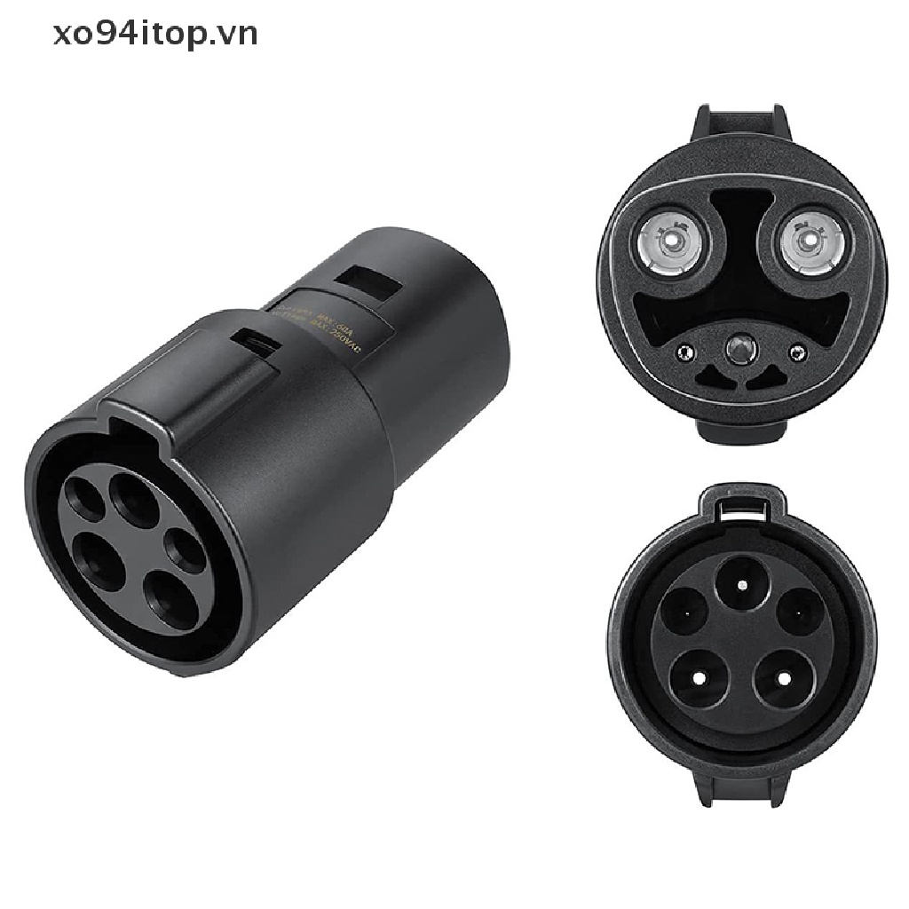 Đầu Nối Sạc Xe Hơi Điện XOITOP Tiêu Chuẩn Mỹ