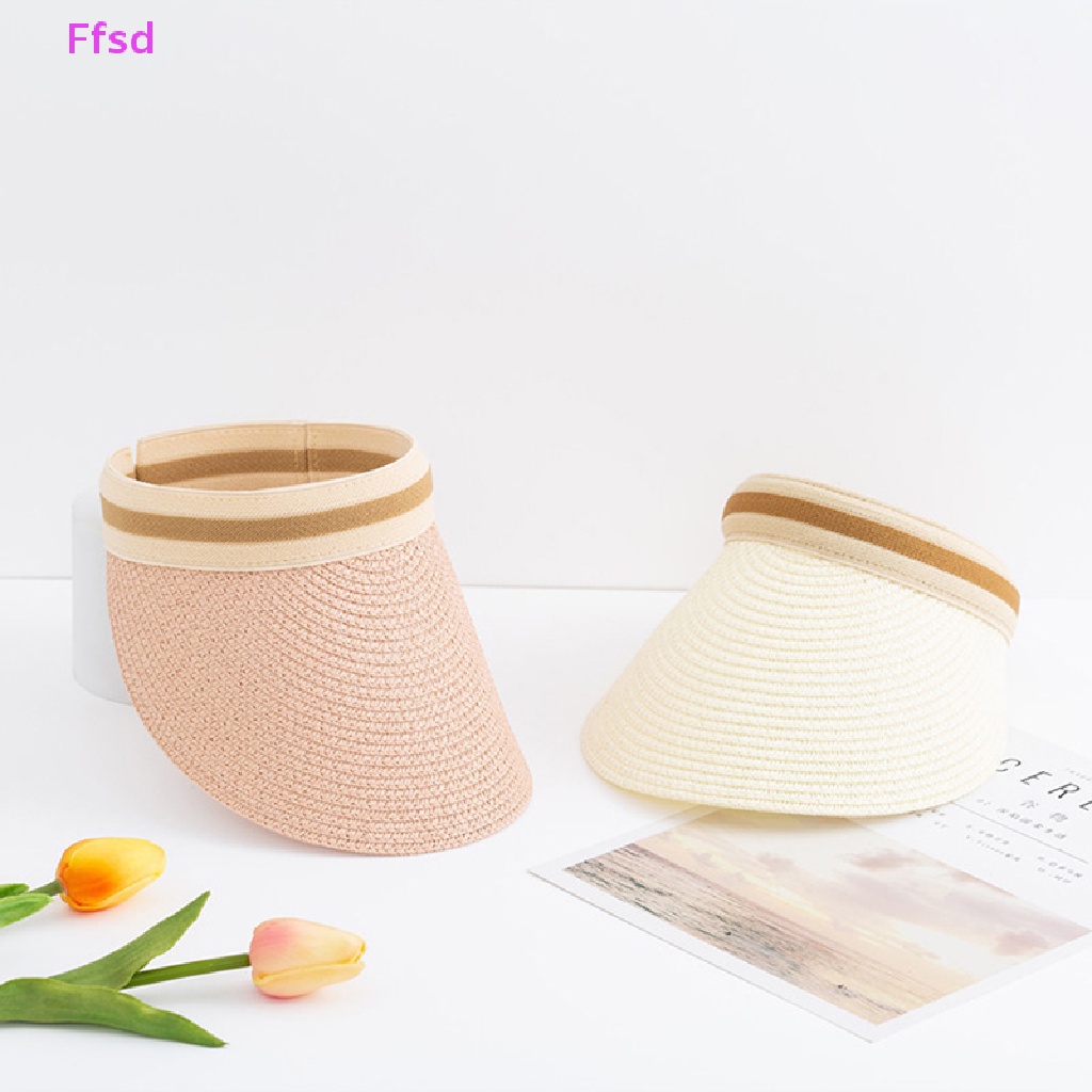{Ffsd} Hàng Bán Chạy Mũ Rơm Làm Thủ Công Chống Nắng Ngoài Trời Mùa Hè Cho Nữ