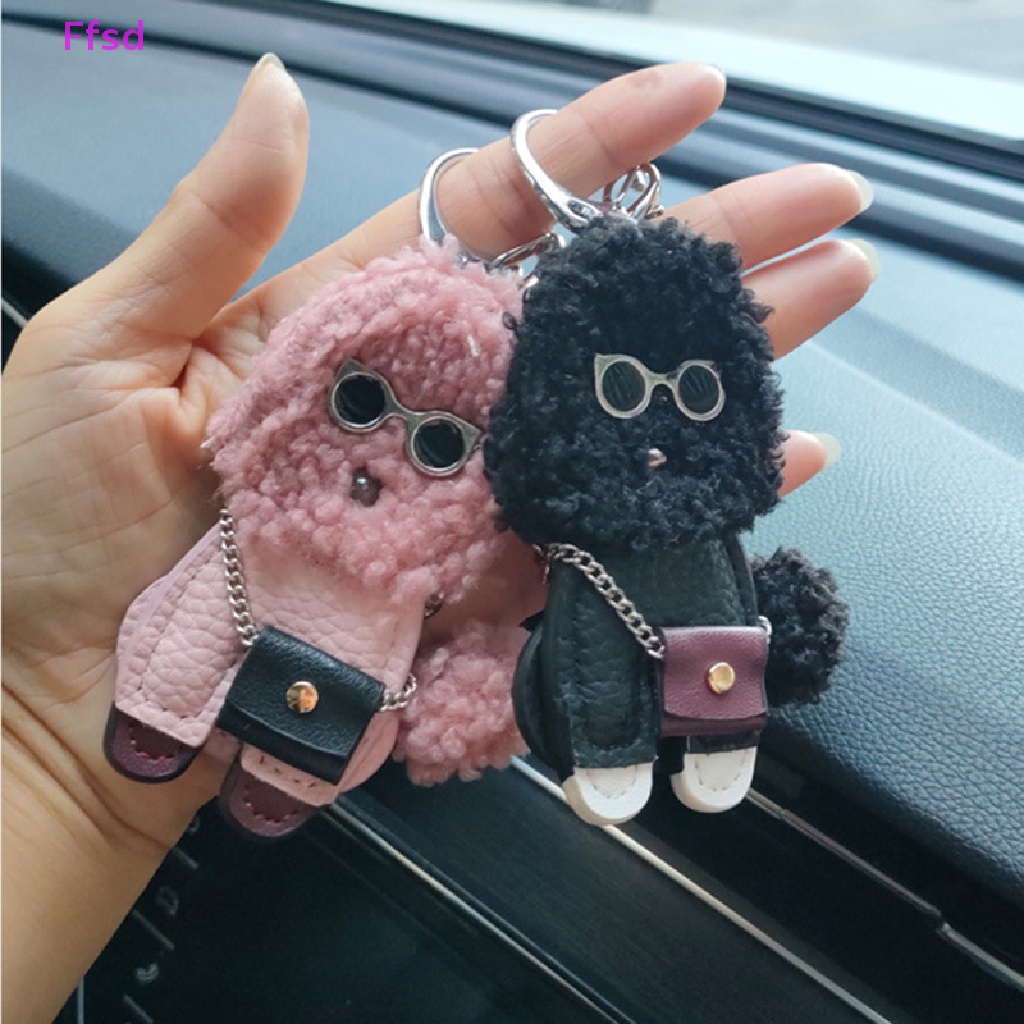 {Ffsd} Móc Khóa Da Pu Hình Thú Cưng Đáng Yêu Cho Nữ