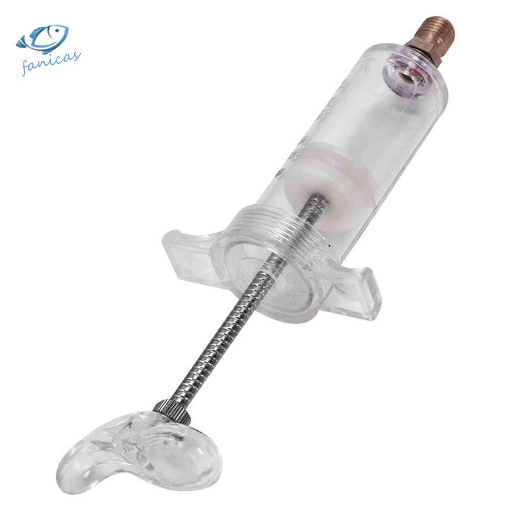 Đầu Phun Nhuộm Dầu A / C 30ml Với Ống Trong Suốt Nhanh Đầu Nối Thấp 1 / 4 SAE
