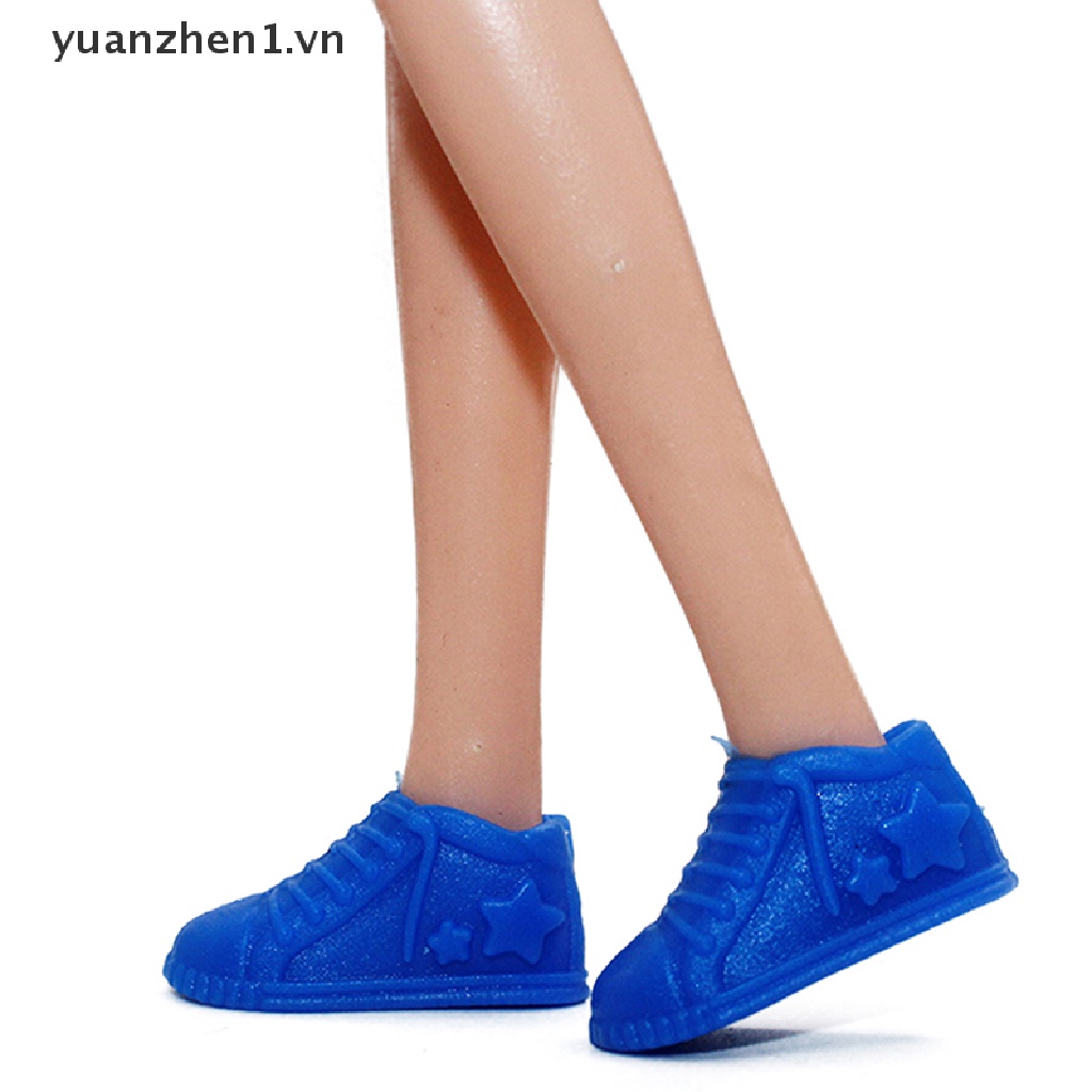 Set 10 Đôi Giày Thời Trang Cao Cấp Cho Búp Bê 30cm