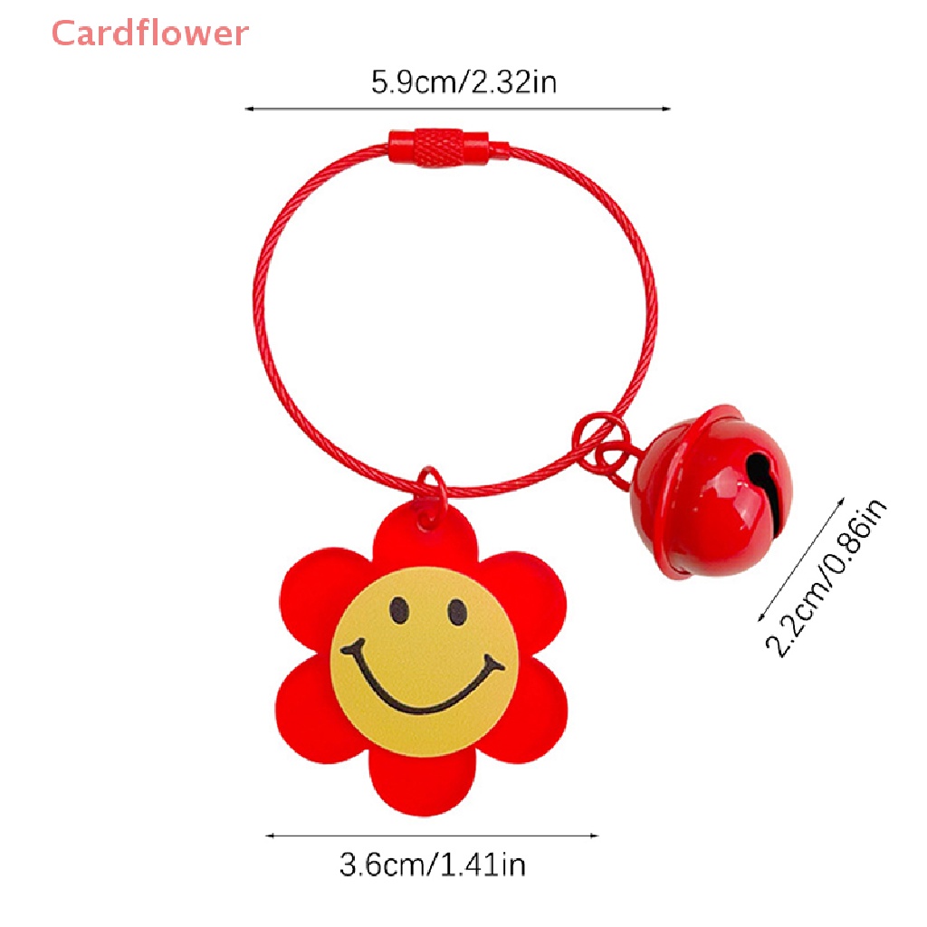 Móc Khóa Acrylic Trong Suốt Hình Hoa Hướng Dương Dễ Thương Mới