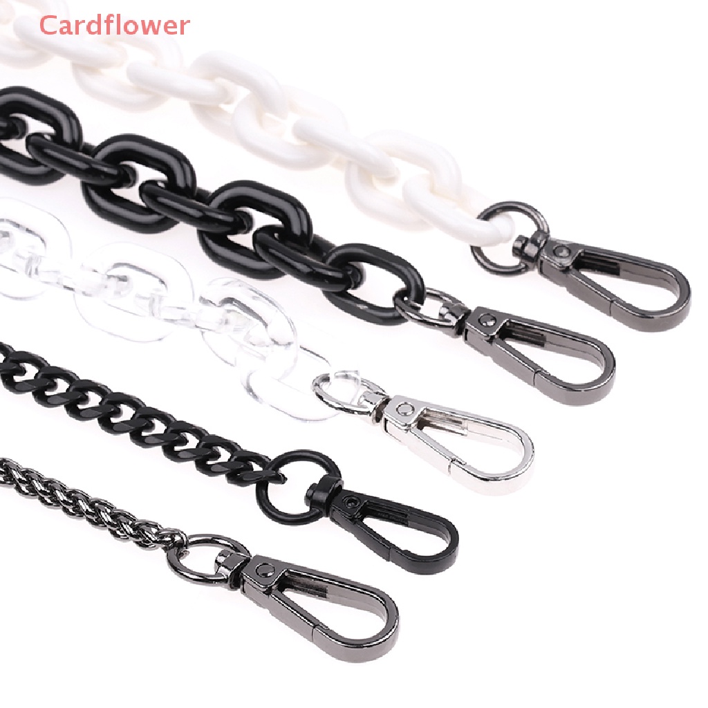 Dây Đeo Túi Xách Bằng Acrylic Màu Đen Mới