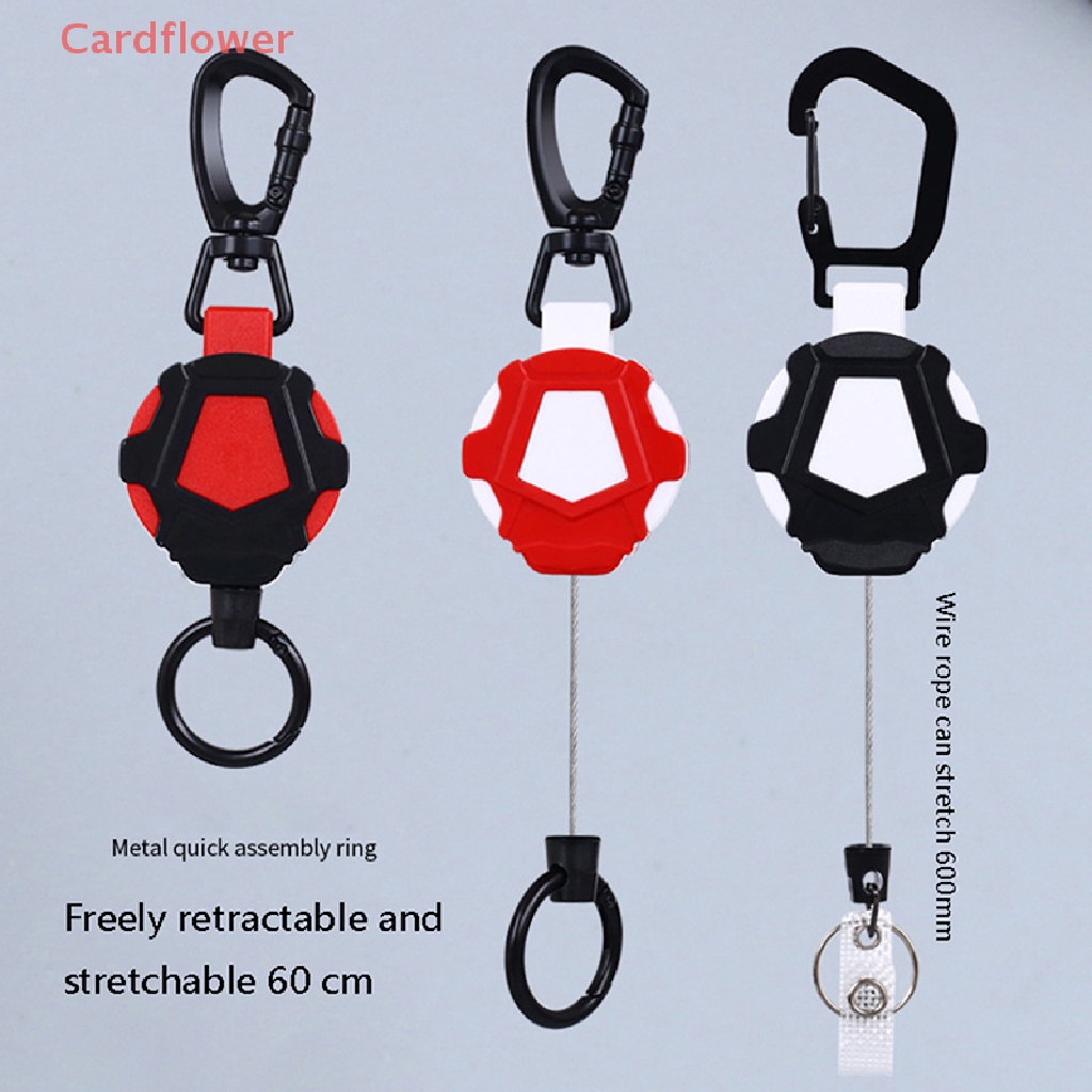 Móc Khóa Dây Rút Chống Thất Lạc Đựng Thẻ ID Tiện Dụng Mới