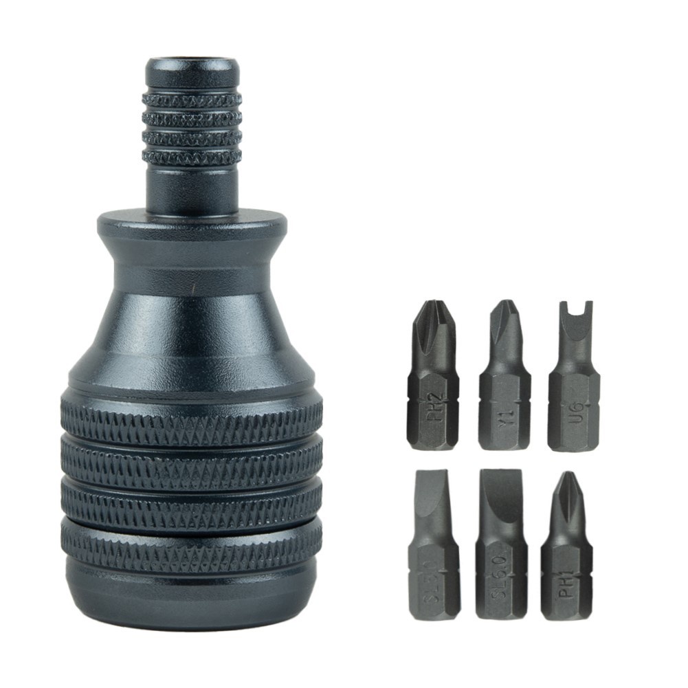 Bộ Tua Vít Từ Tính 1 / 4inch 7 Trong 1 Bằng Hợp Kim Thép Chất Lượng Cao