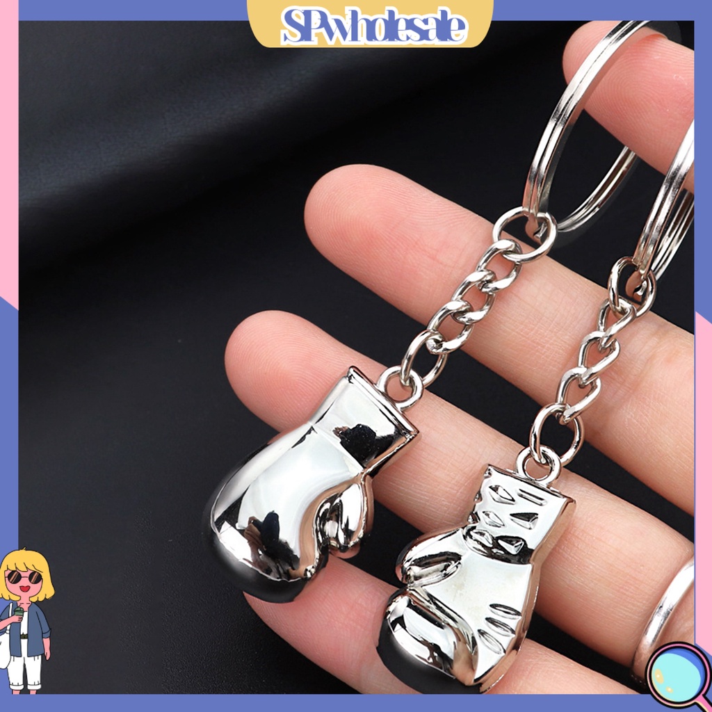 <SPwholesale> 2 Móc Khóa Hình Găng Tay Boxing Mini Độ Cứng Cao