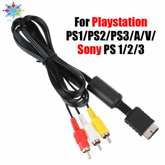 Dây Cáp Âm Thanh 1.8m 3rca Tv Av Cho Ps2 Ps3