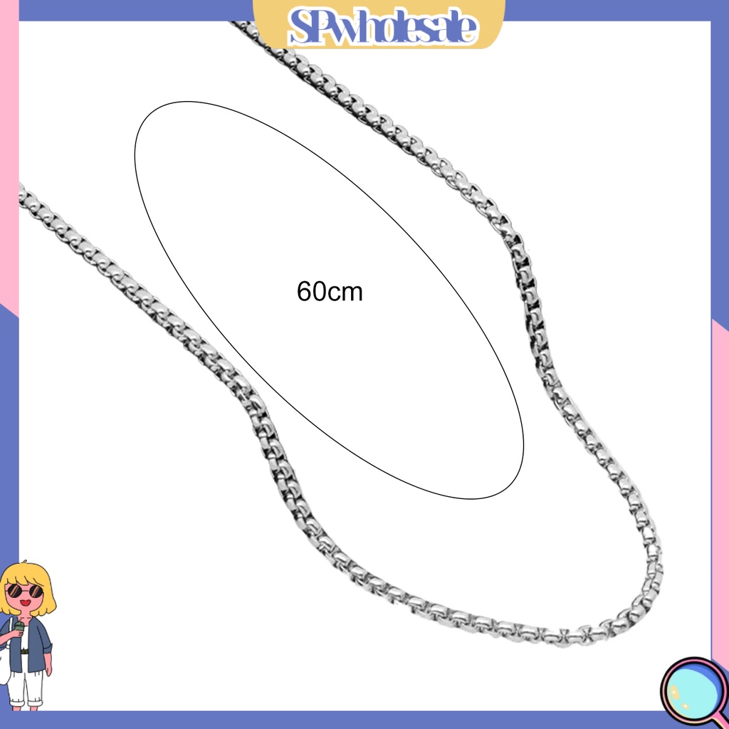 <SPwholesale> Vòng cổ Mặt Chữ O Đính Đá Thời Trang Cho Nam