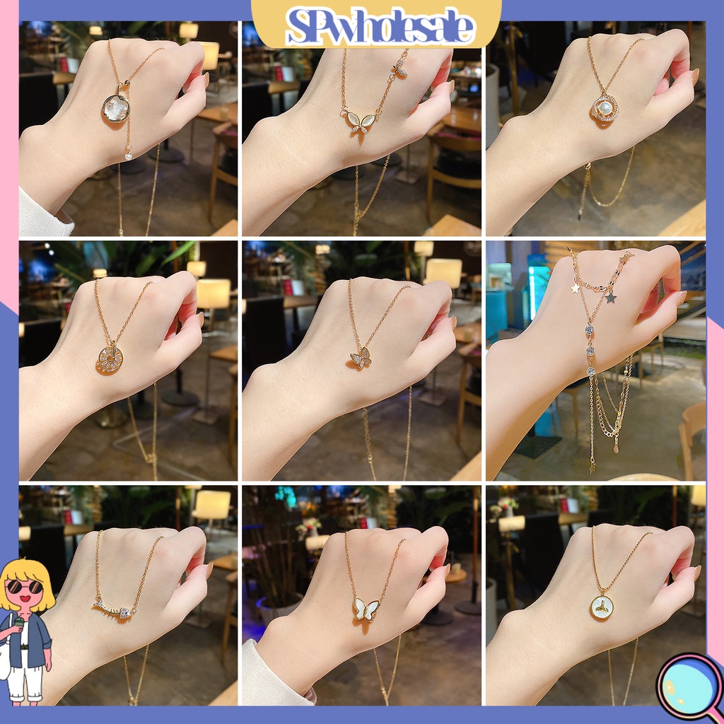 &lt;SPwholesale&gt; Vòng Cổ Choker Hình Trái Tim Sáng Bóng Trang Sức Lấp Lánh Mặc Hàng Ngày Cho Nữ