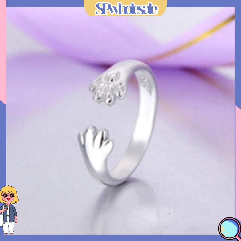 <SPwholesale> Nhẫn Hở Trang Sức Sáng Có Thể Điều Chỉnh Được Sử Dụng Hàng Ngày