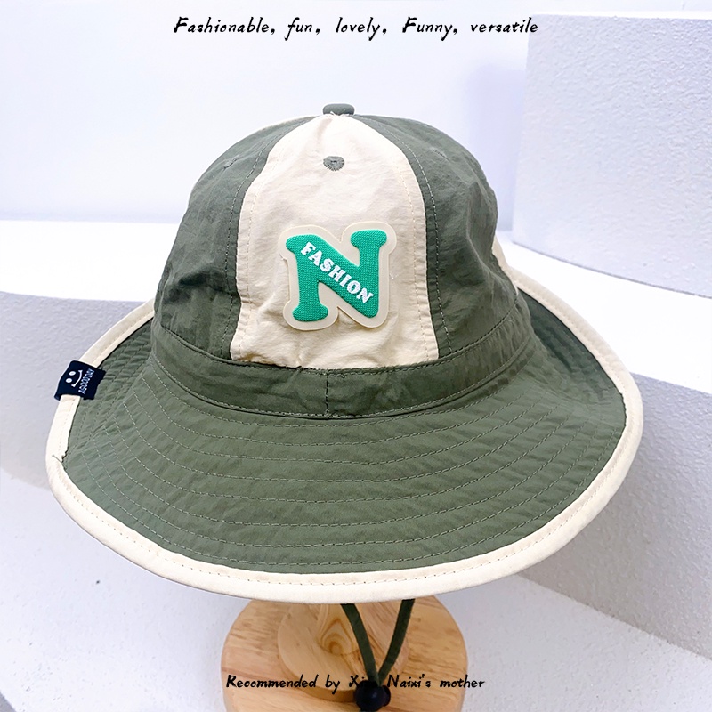 Mũ Bucket Chống Nắng Chất Liệu Mỏng Nhanh Khô Thời Trang Dành Cho Bé Trai Và Bé Gái