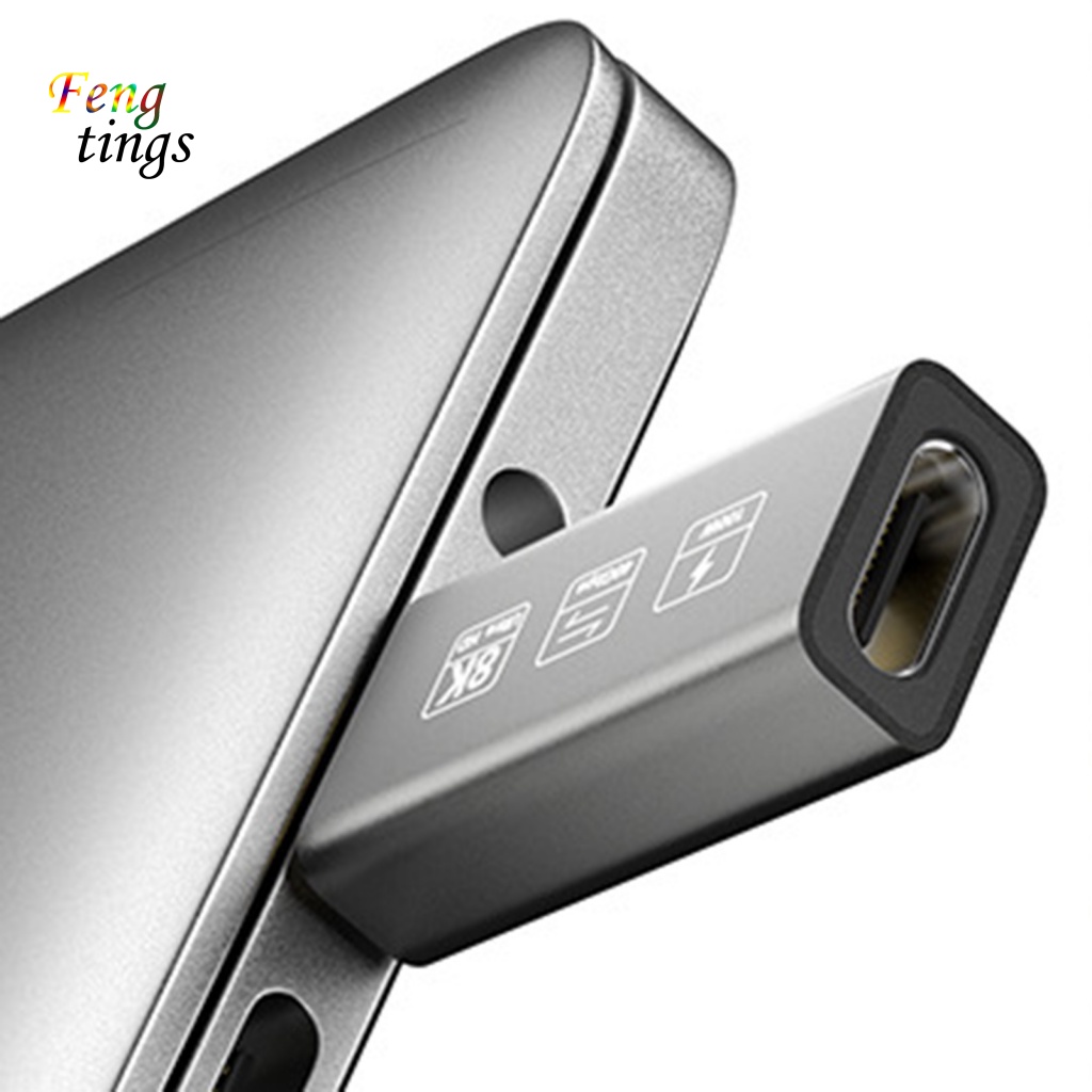 Bộ Chuyển Đổi Nguồn Điện 8K 60hz Từ Phích Cắm Type-C Sang Cổng Cắm Cho Máy Tính