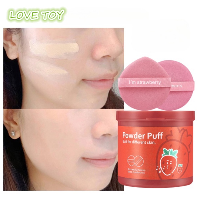 Set 7 Mút Trang Điểm Nkodok Hai Mặt Hình Giọt Nước Có Dây Đeo Tiện Lợi