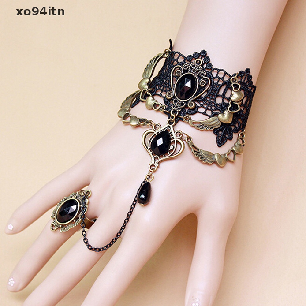 Vòng Cổ Choker Ren Màu Đen Quyến Rũ