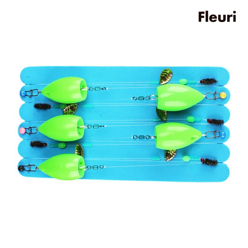 Set 5 Mồi Giả Nhử Cá Kèm Móc Câu