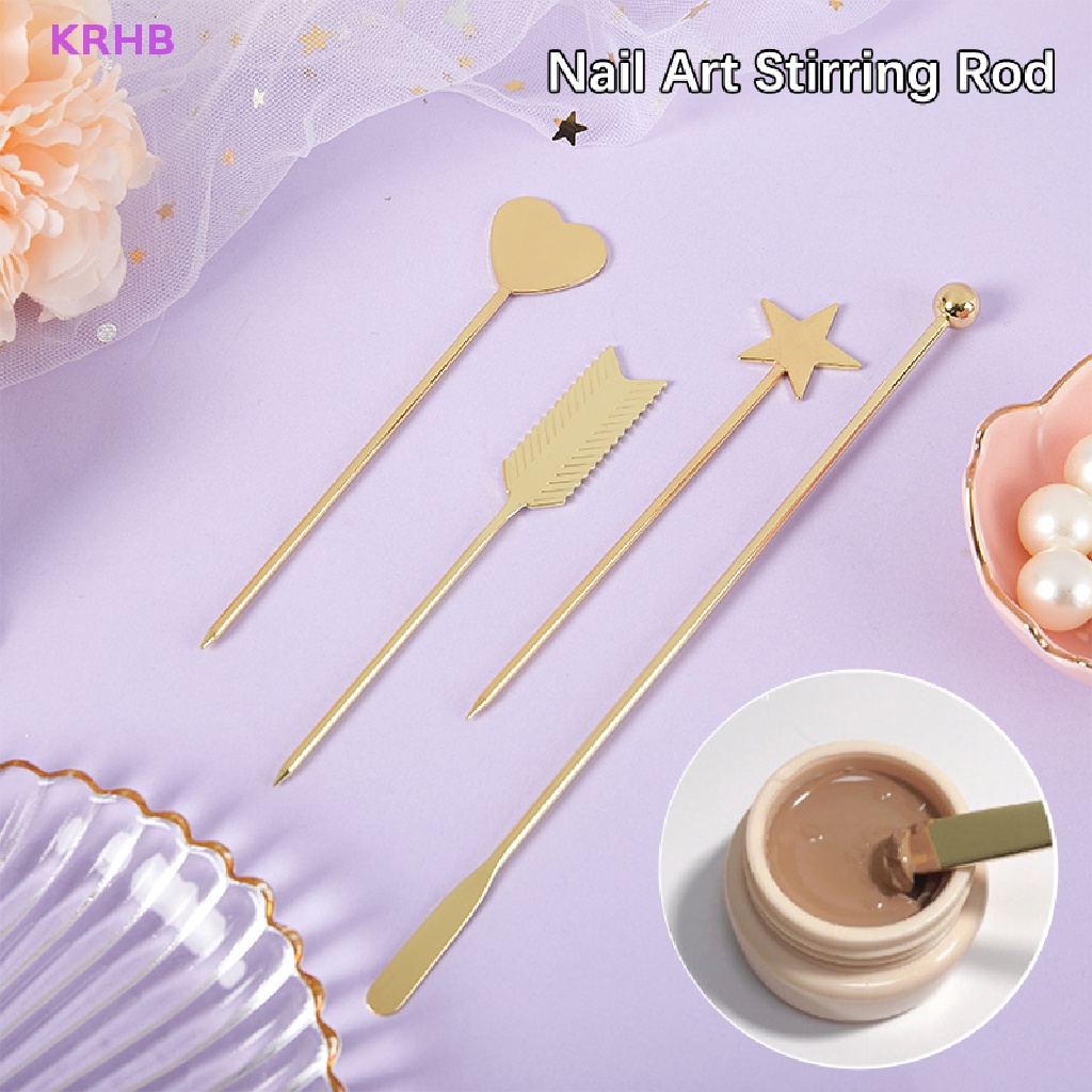 Que Khuấy Gel UV Trang Trí Móng Tay Nghệ Thuật Mới