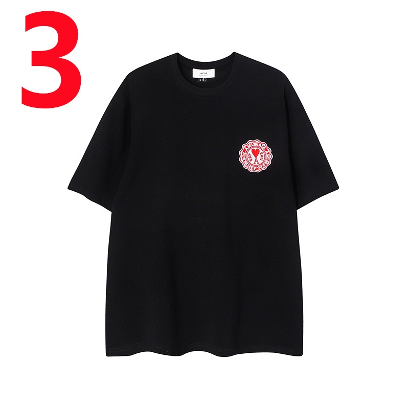 Áo Thun Cotton Plus Size Tay Ngắn Thêu Họa Tiết Ngực Cho Nam Nữ