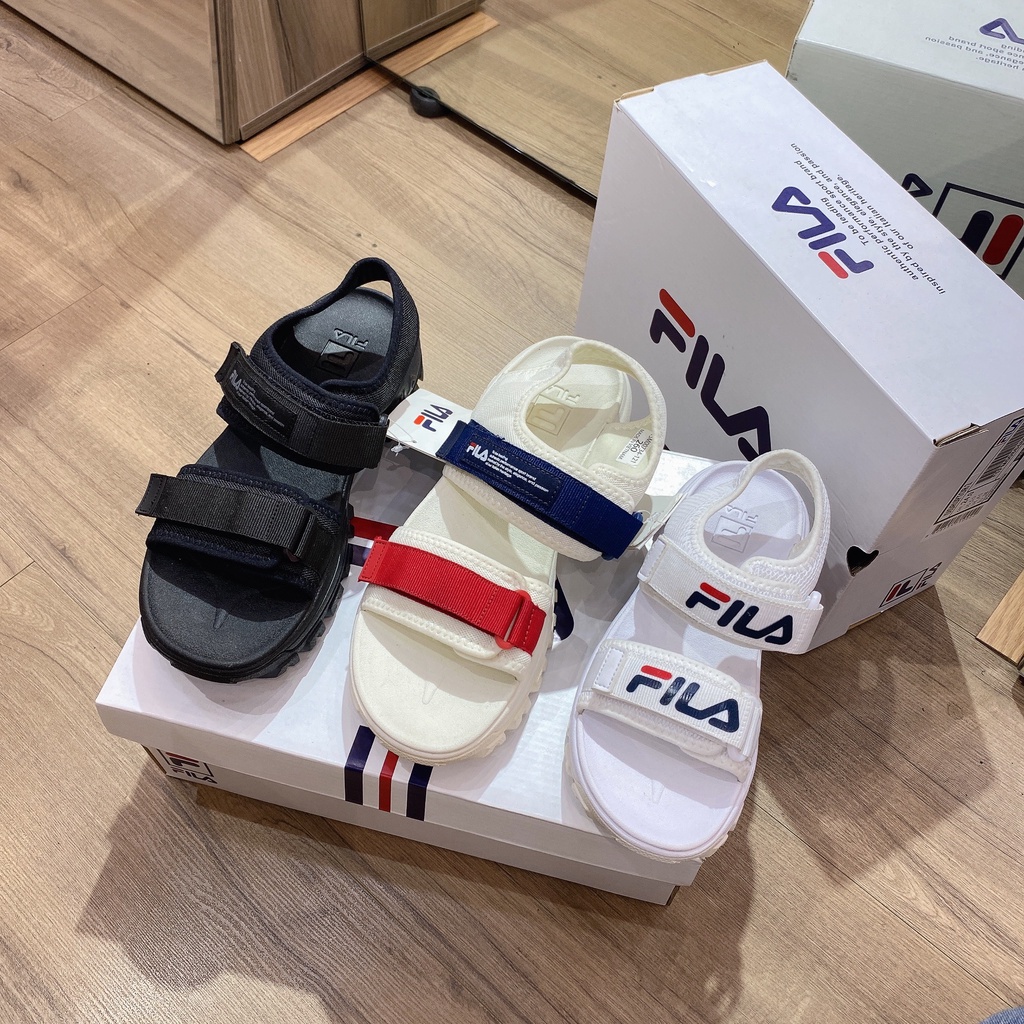 Giày Sandal F.I.L.A đế cao 3cm màu HOT HIT Best Seller - CODE: 1SM00734