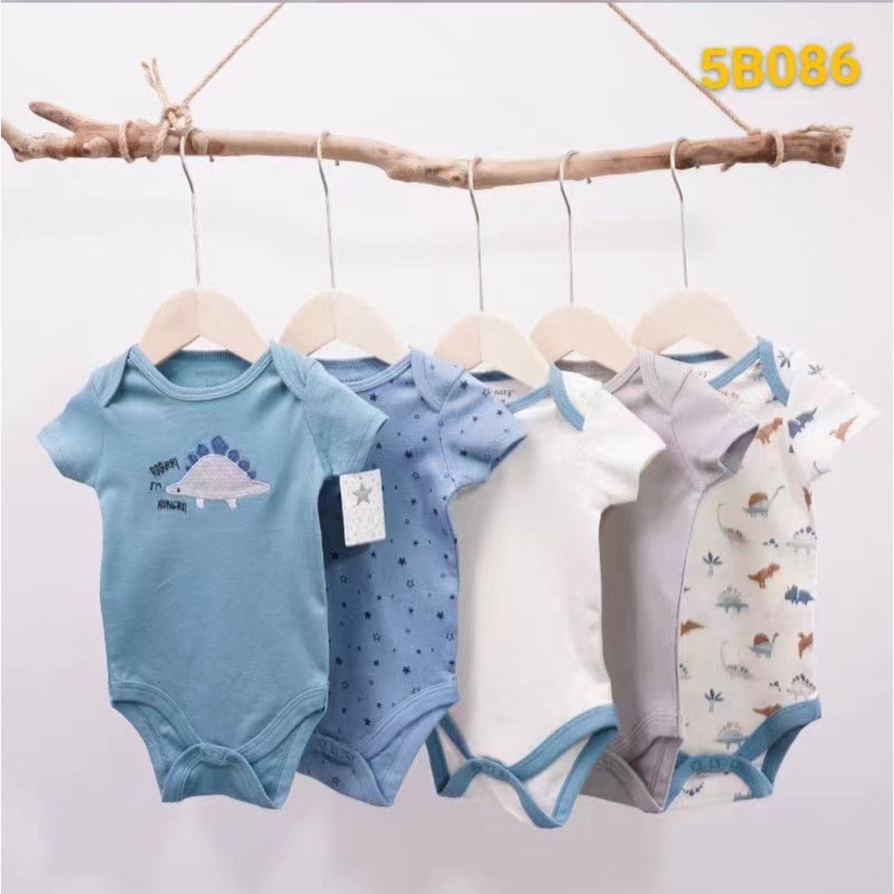 SET 5 BODY CHIP COTTON KÈM MÓC