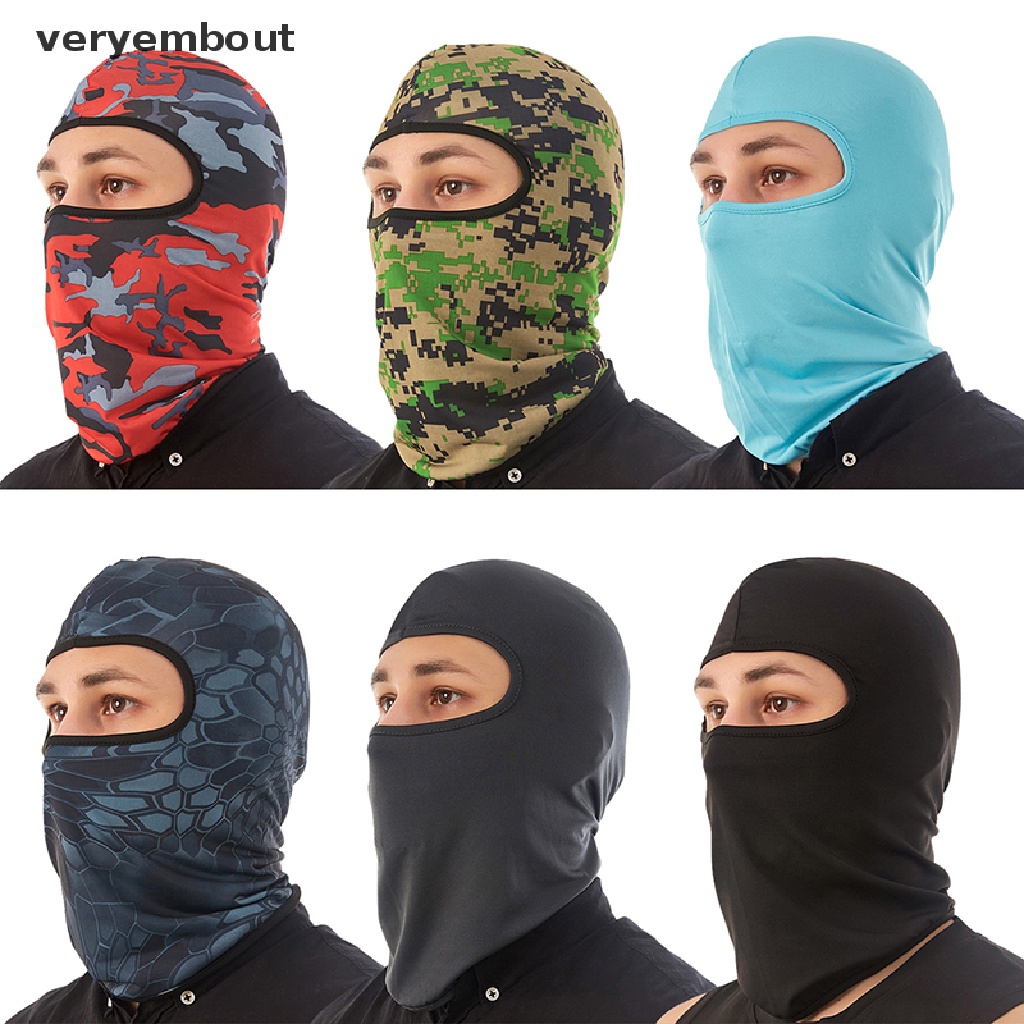 Khẩu Trang Balaclava Che Phủ Toàn Diện Chống Tia UV Khi Đi Xe Máy