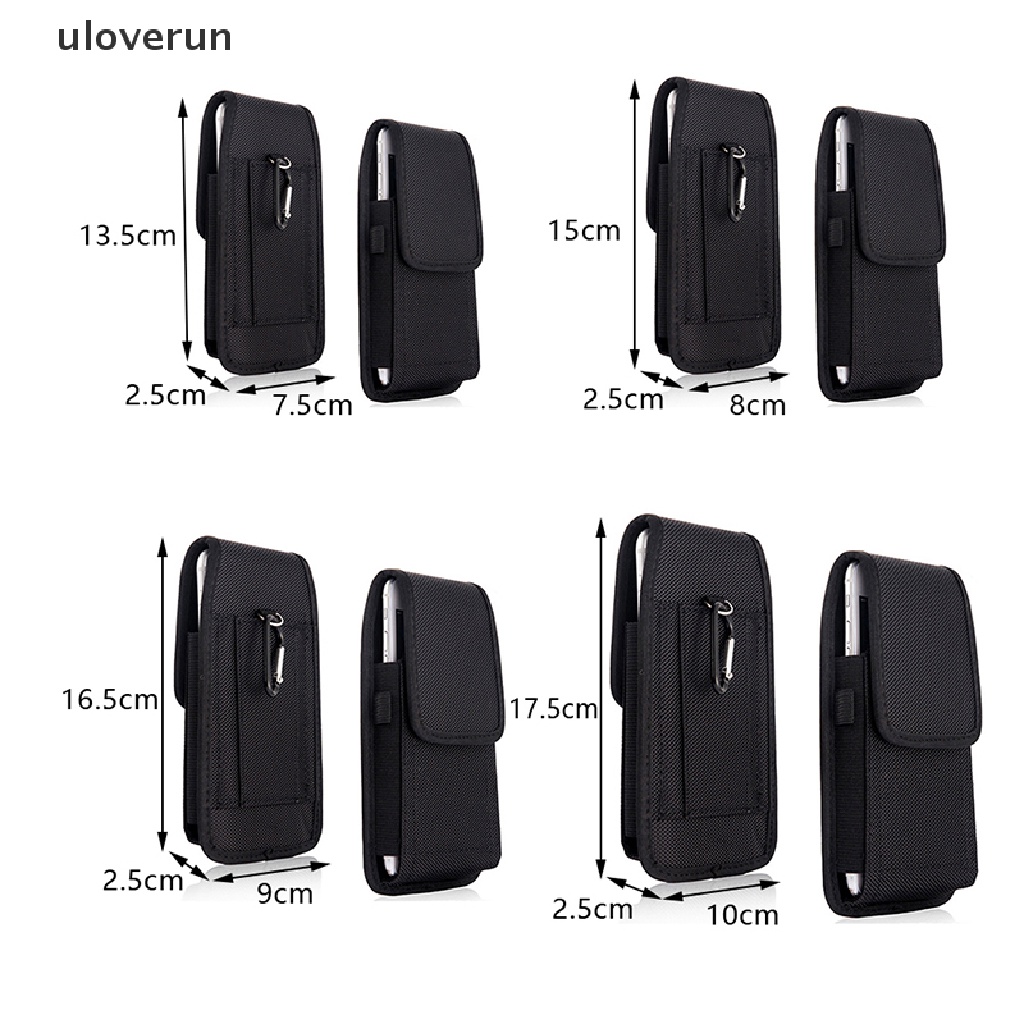 Túi Da Đựng Điện Thoại uloverun Có Khóa Cài Tiện Dụng