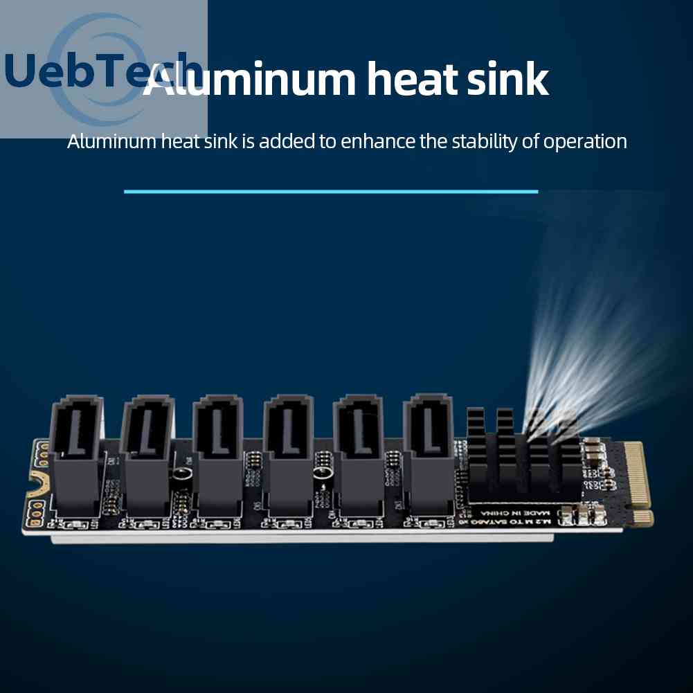 Card Mở Rộng M2 M-EKY PCIE3.0 Sang SATA6G Cho Ổ Cứng SATA