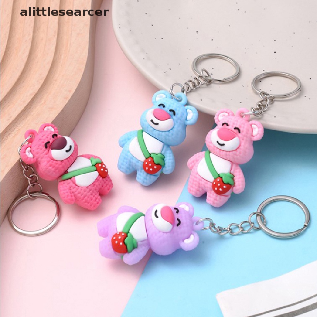 Móc Khóa Hình Búp Bê Lotso Hoạt Hình Toy Story Dễ Thương