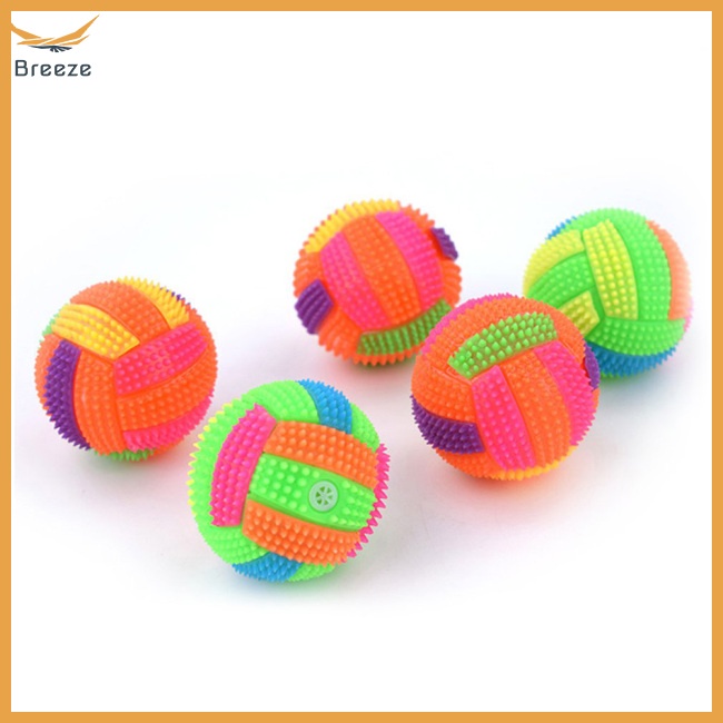 Quả Bóng Cao Su Đồ Chơi 6cm Màu Sắc Ngẫu Nhiên Cho Thú Cưng