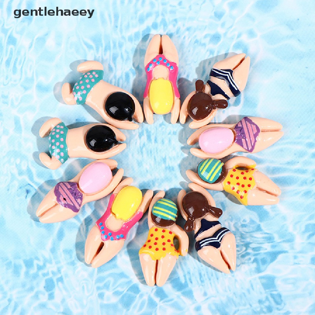 Set 5 Kẹp Tóc Nhựa Hình Người Chơi Thể Thao Vui Nhộn