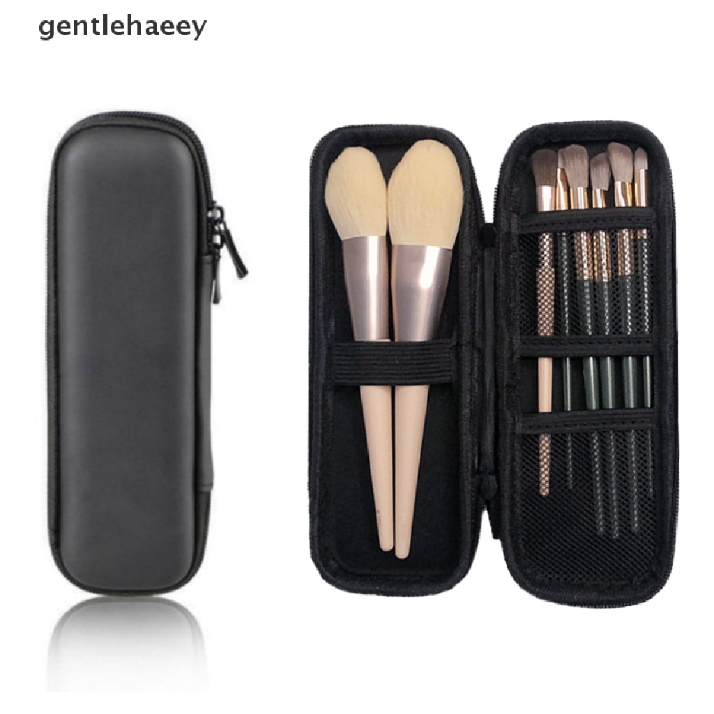 Túi Đựng Cọ Trang Điểm Nhỏ Màu Đen Trơn Cho Nữ