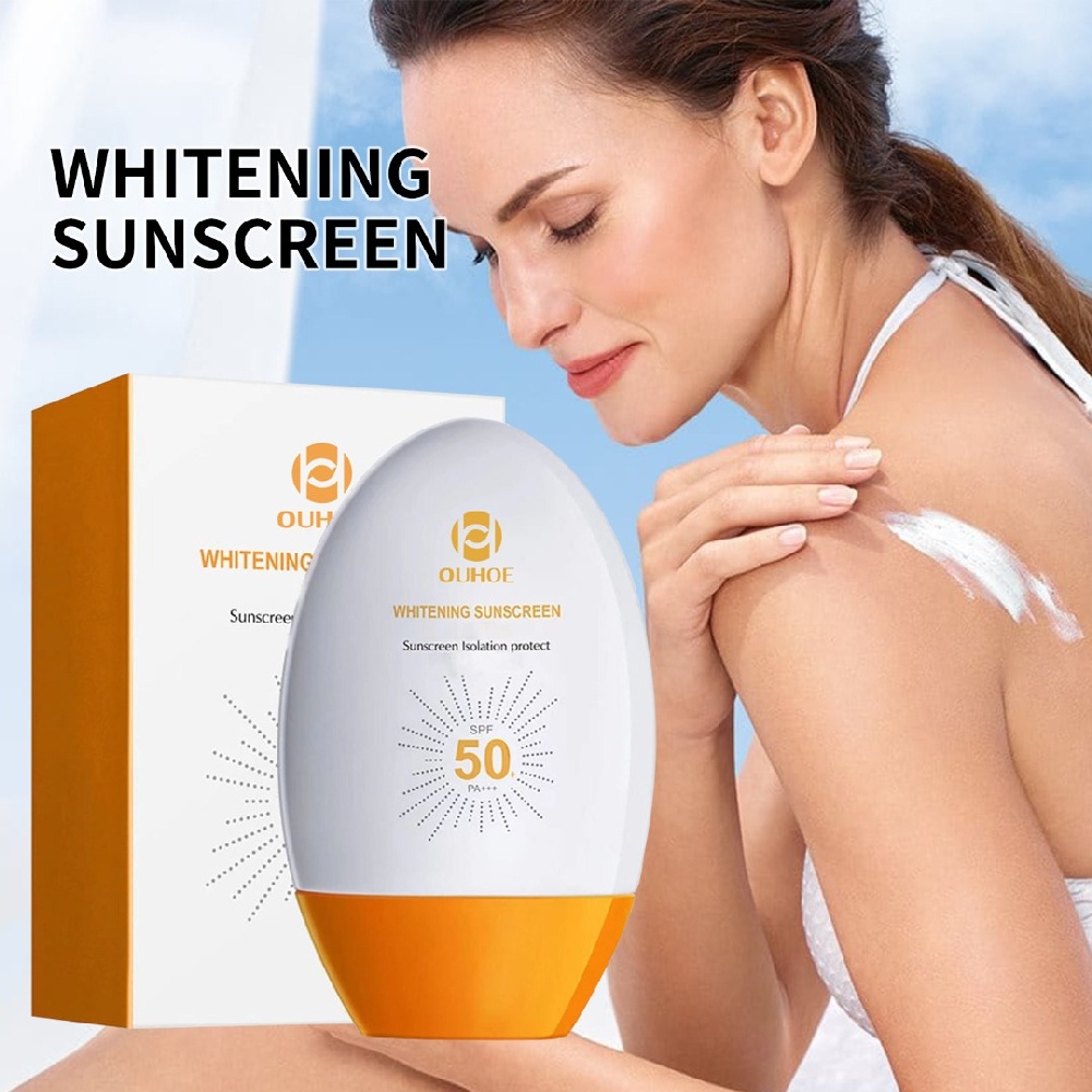Whitening Sunscreen Face Facial Body Sunblock Skin Protective Cream SPF50+