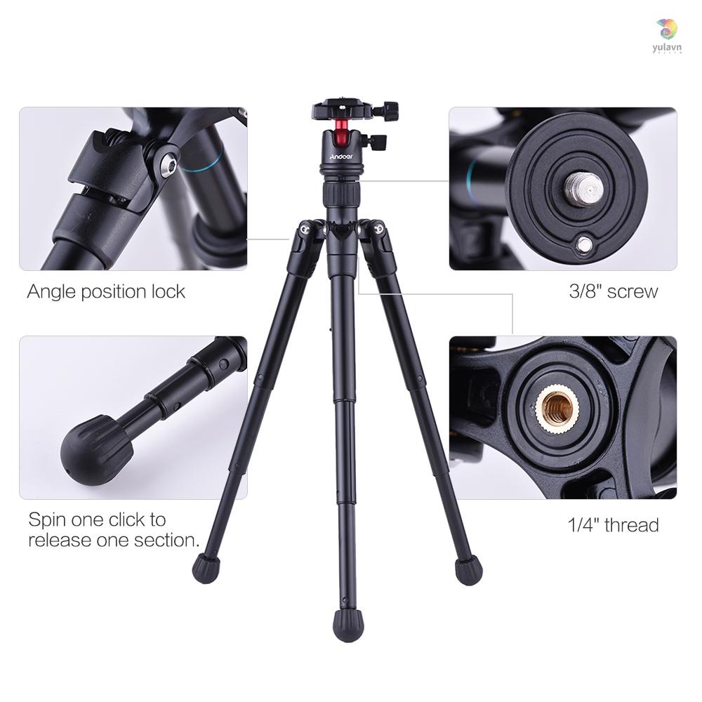 Tấm Giá Đỡ Ba Chân Để Bàn Mini Xốp Gọn Nhẹ Tháo Gỡ Nhanh Cho Điện Thoại Thông Minh / Máy Ảnh Di Động yula yula) Andoer