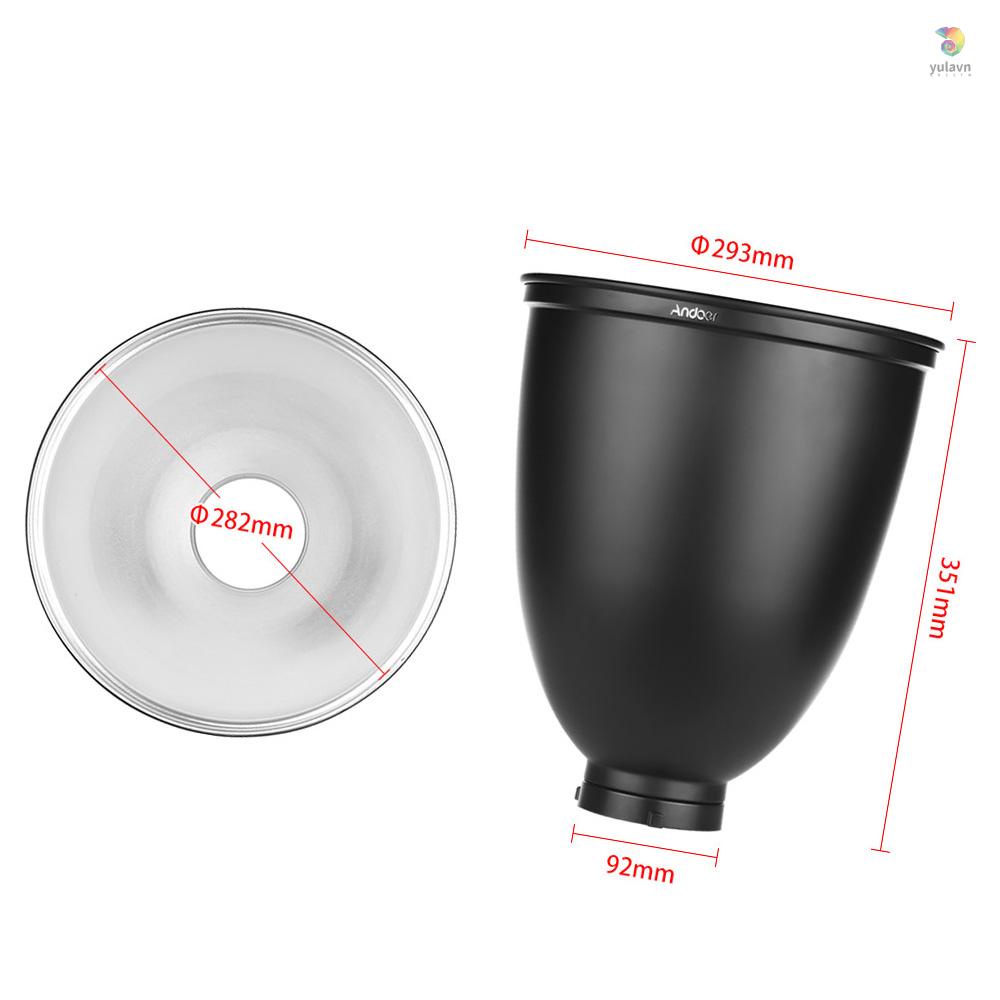 Tấm Che Nắng Phản Quang 45 Độ 11-Inch Kèm 20 Tấm Phản Chiếu° 40° 60° Lưới Tổ Ong Gắn Đèn Flash Chuyên Dụng Cho Studio